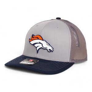 Denver Broncos 3D Snapback Trucker Hat- Grey/ Charcoal/ Black
